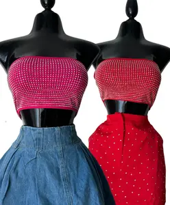 Anabel top (pink& red)