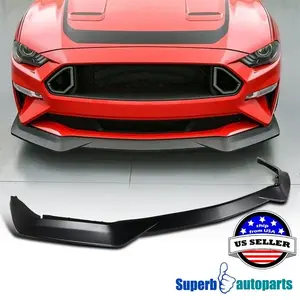 Fits 2018-2023 Mustang GT R Spec Style Front Bumper Lip Chin Spoiler Splitter