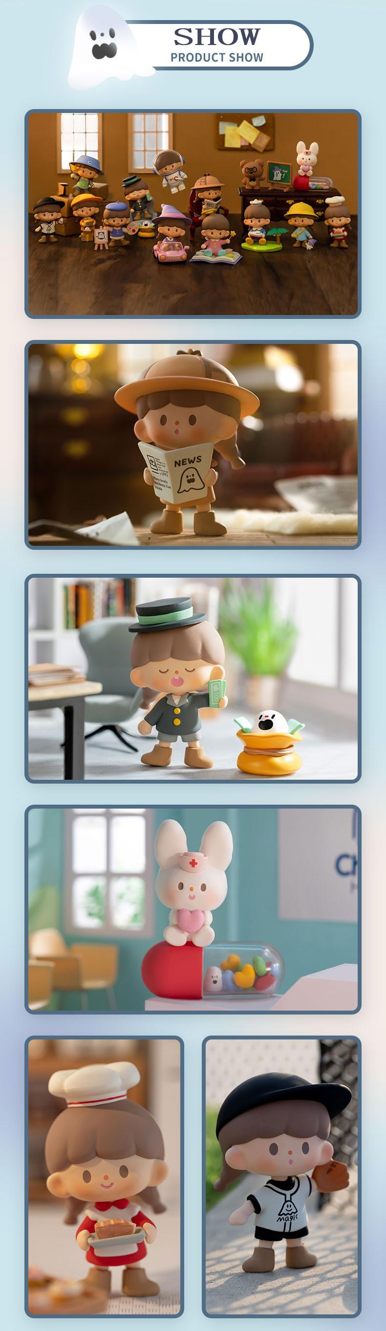 [FINDING UNICORN] zZoton Who is the Witch series blind box Cute Figures Desktop Ornament Collectible Toys Birthday Gifts