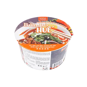 SIMPLY FOOD Spicy Beef Pho Noodle Soup Bowl - Authentic Vietnamese Rice Noodles, 72g