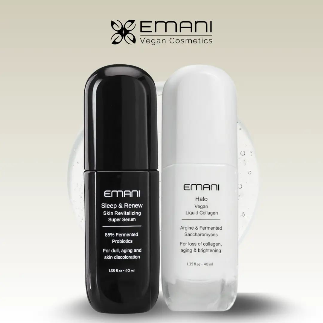 [Emani] Age-Less Duo Kit for Smoother, Youthful Skin | AM & PM Routine with Niacinamide & Probiotic Renewal