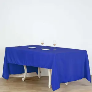 Polyester Rectangle Tablecloth 60"x126" Royal Blue - Durable & Wrinkle-Resistant Table Cover