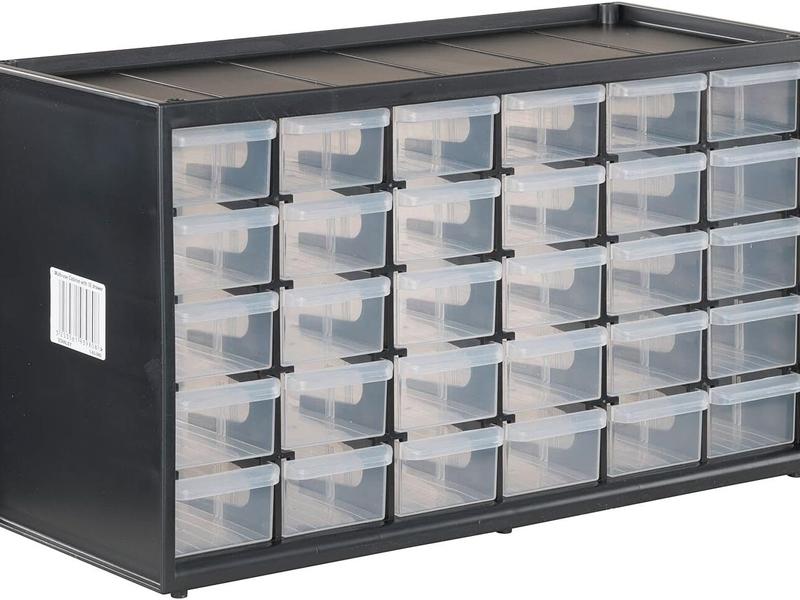 Storage Organizer, 30 Small Drawer Modular Storage System, Easily ...