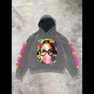 Unisex Letter Print Graphic Hoodie, Fashion Casual Hooded Sweatshirt for Daily Holiday Outdoor Wear, Unisex Clothes for Spring & Fall, Clothing, Cotton