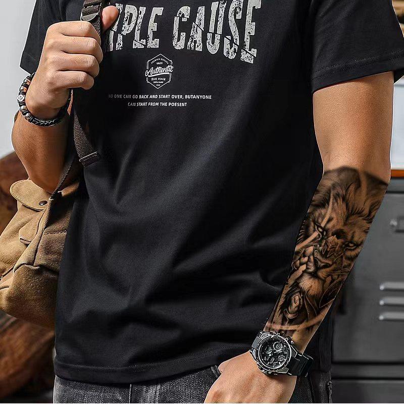 36 Sheets Large Black Temporary Tattoo Stickers with Tribal Wolf Tiger Lion Skull Designs for Men Women 12 Big & 24 Tiny Fake Tattoos for Arms Chest Shoulders 36 Sheets Large Black Temporary Tattoo Stickers with Tribal Wolf Tiger Lion Skull Designs for Men Women 12 Big & 24 Tiny Fake Tattoos for Arms Chest Shoulders