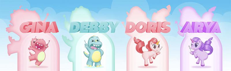 Papablic (Arya) Toddler Sonic Toothbrush Kids for 1-3Y, Cute Unicorn Cover & Smart LED Timer, 4 Brush Heads, Baby Daily Lightweight Oral Hydiene, Christmas Gift