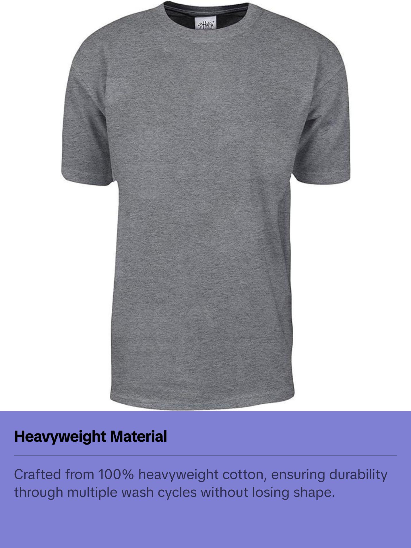 SHAKA WEAR SHMHSS Crewneck 7.5 Oz Heavyweight T-Shirt Short Sleeve Quality Classic Cotton Men's Vintage Shirt Ultra Soft Comfortable SHAKA WEAR SHMHSS Crewneck 7.5 Oz Heavyweight T-Shirt Short Sleeve Quality Classic Cotton Men's Vintage Shirt Ultra Soft Comfortable