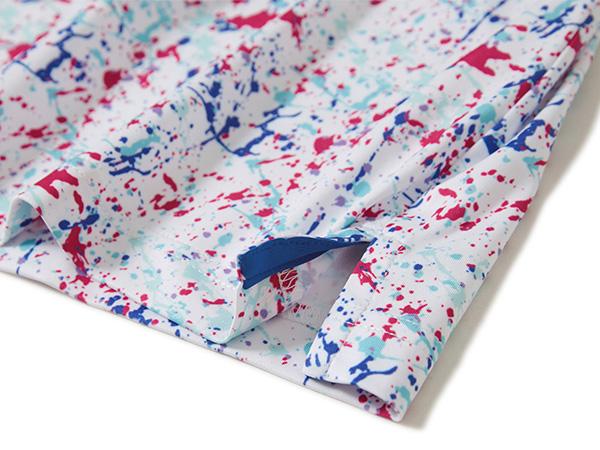 M MAELREG Mens Printed Golf Polo Long Sleeve Performance Fit Dry Fit Fall Golf Shirt Casual Athletic Top  Fashion Menswear SpringStatements