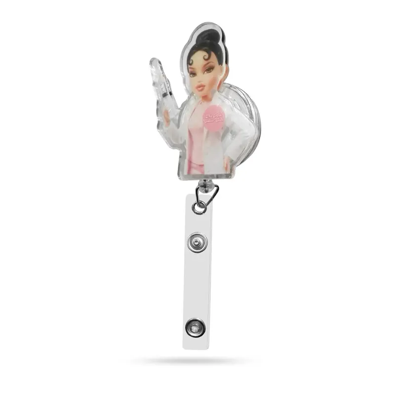 High bun Soft life nurse bade reel + retractable and durable
