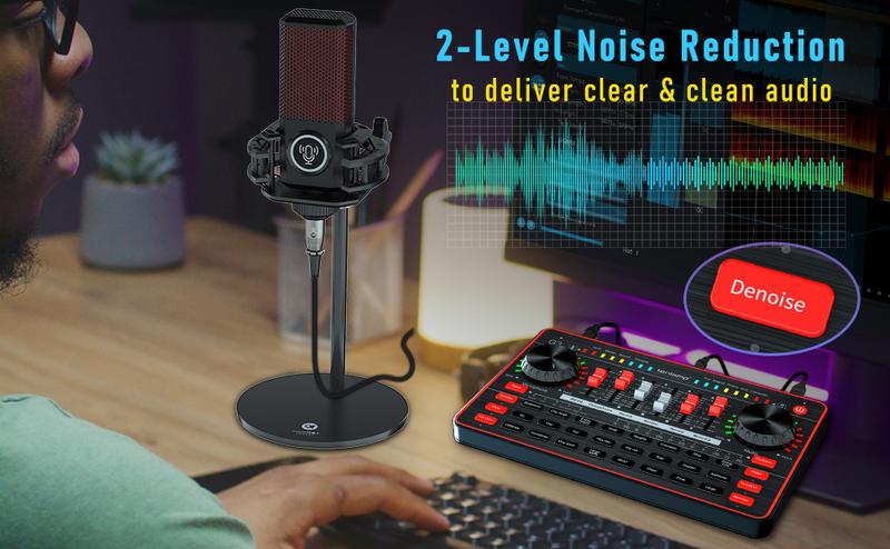 Tenlamp G3 Professional Sound Card Package, Audio Mixer Package, Tenlamp L3 Studio Microphone, Home Studio Voice Changer, YouTube, Live Streaming, Video Recording, Podcast, Broadcasting, #TikTokShopBacktoSchool Tenlamp G3 Professional Sound Card Package, Audio Mixer Package, Tenlamp L3 Studio Microphone, Home Studio Voice Changer, YouTube, Live Streaming, Video Recording, Podcast, Broadcasting, #TikTokShopBacktoSchool