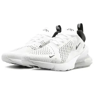 Nike Air Max 270 White Black Men's AH8050-100 New Sneakers