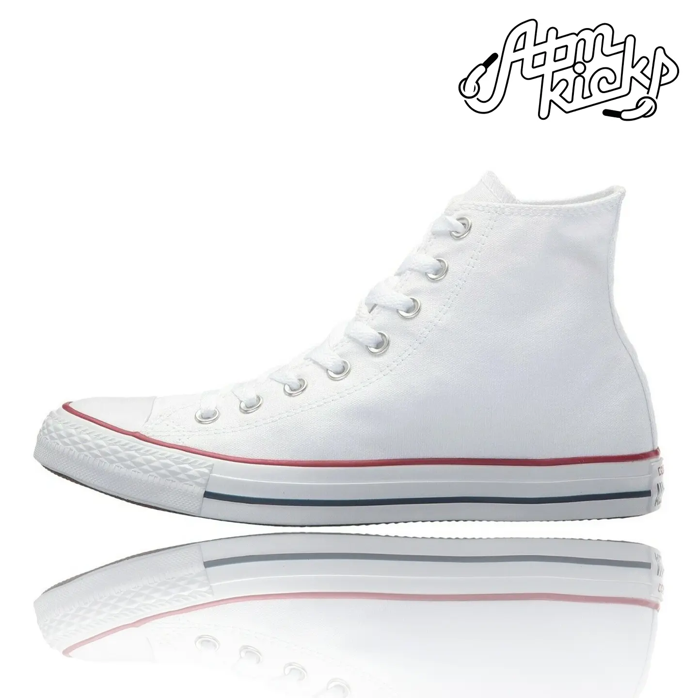 Converse Chuck Taylor All Star High Top Optical White M7650 Authentic Shoes Footwear Sneaker Trainer Comfortable Walking Fashion Trending Gift