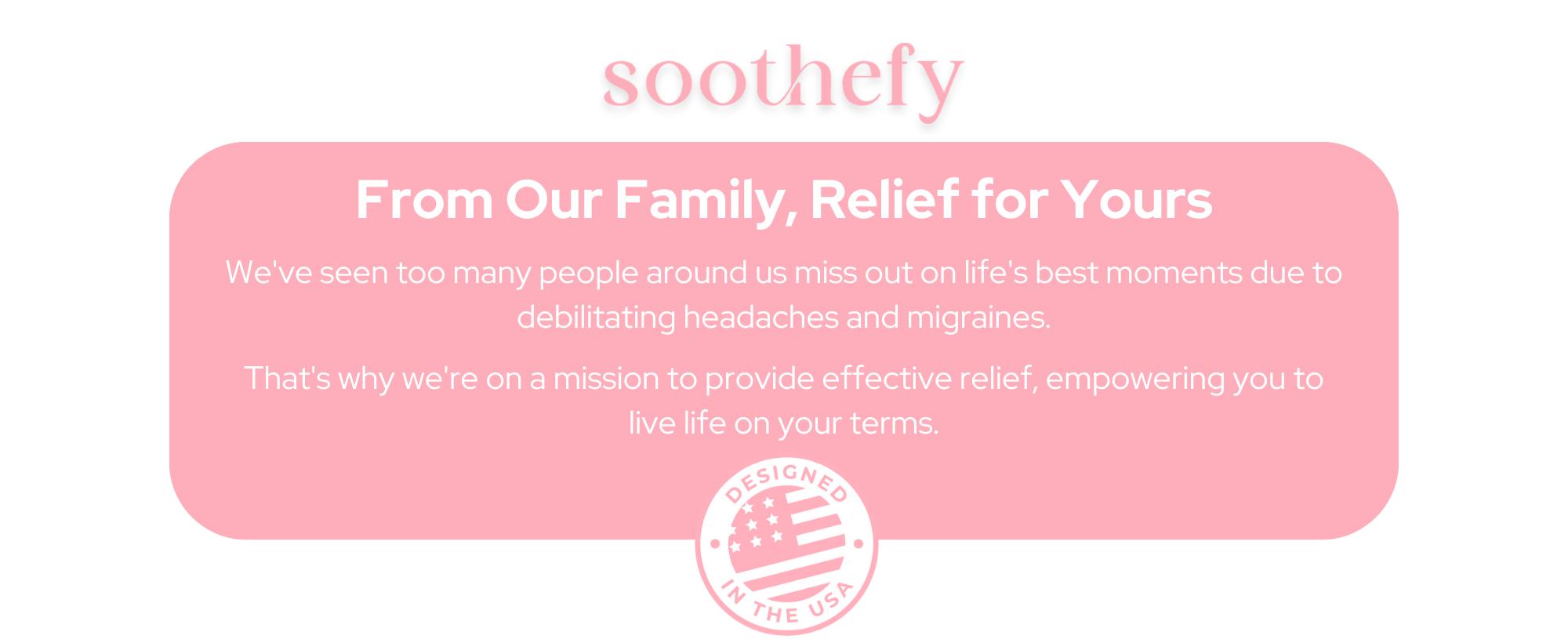 Soothefy Migraine Headache Relief Cap - Built-in Slide-Up Eye Mask - 360° Cooling & Compression Hangover Hat for Hot & Cold Therapy, Ice Head Wrap for Tension and Stress, Gift Soothing Sleep Aid Products