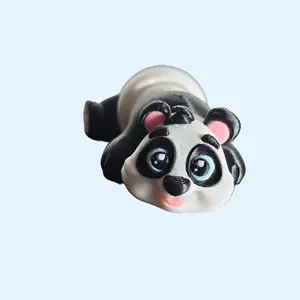 Panda Fidget Toy – 3D Printed Articulated Bear | Magnet & Keychain Option