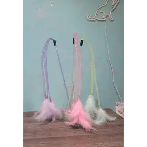 Feather Wands with Jingling Bells