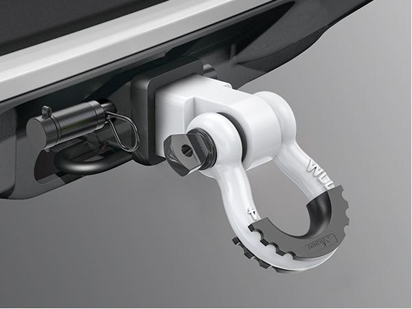 Nilight Anti-Theft Shackle Hitch Receiver 2Inch 45000 LBs Breaking Strength 3/4" Anti-Theft D Ring Shackle 5/8" Trailer Hitch Lock Pin Heavy Duty Solid Towing Kit for Trucks Off Road (White) Boating Accessories Boat Fenders