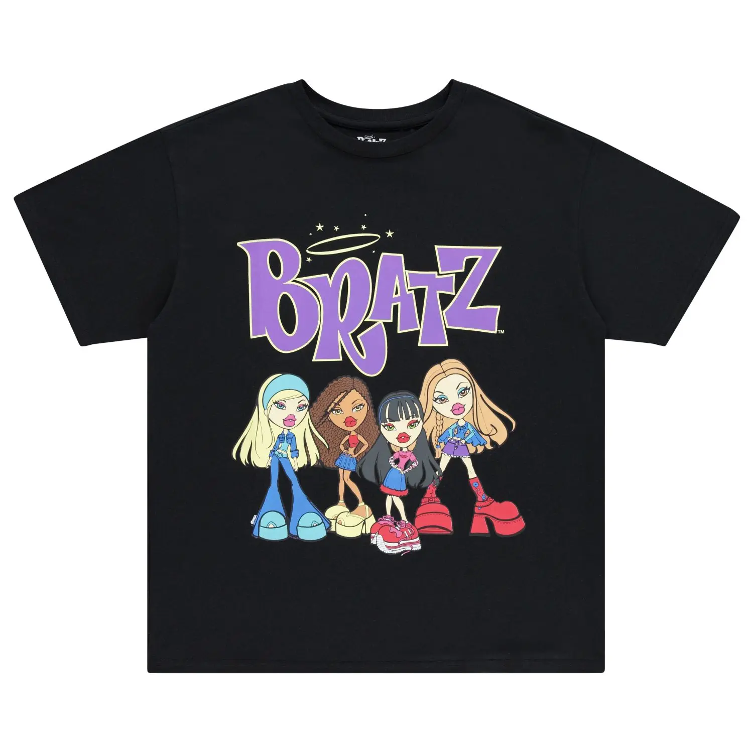 Ladies Original Bratz Dolls Shirt - Yasmin, Cloe, Jade, and Sasha