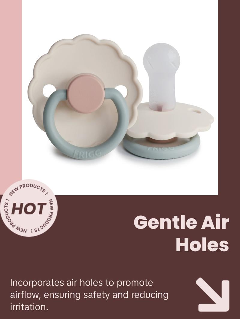 FRIGG Daisy Silicone Pacifier 2-Pack | Limited Edition