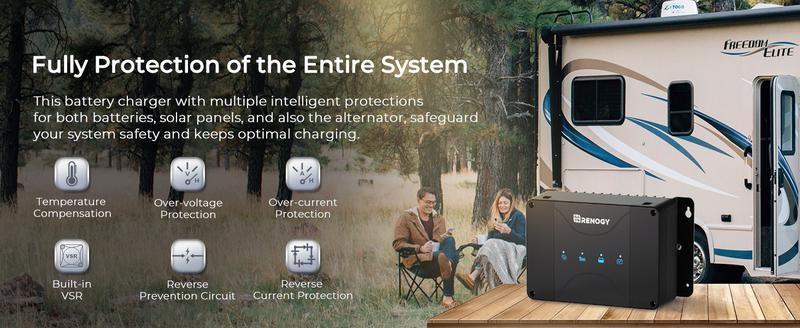 Renogy 50A 12V DC to DC On-Board Battery Charger with MPPT Required a 60A Fuse