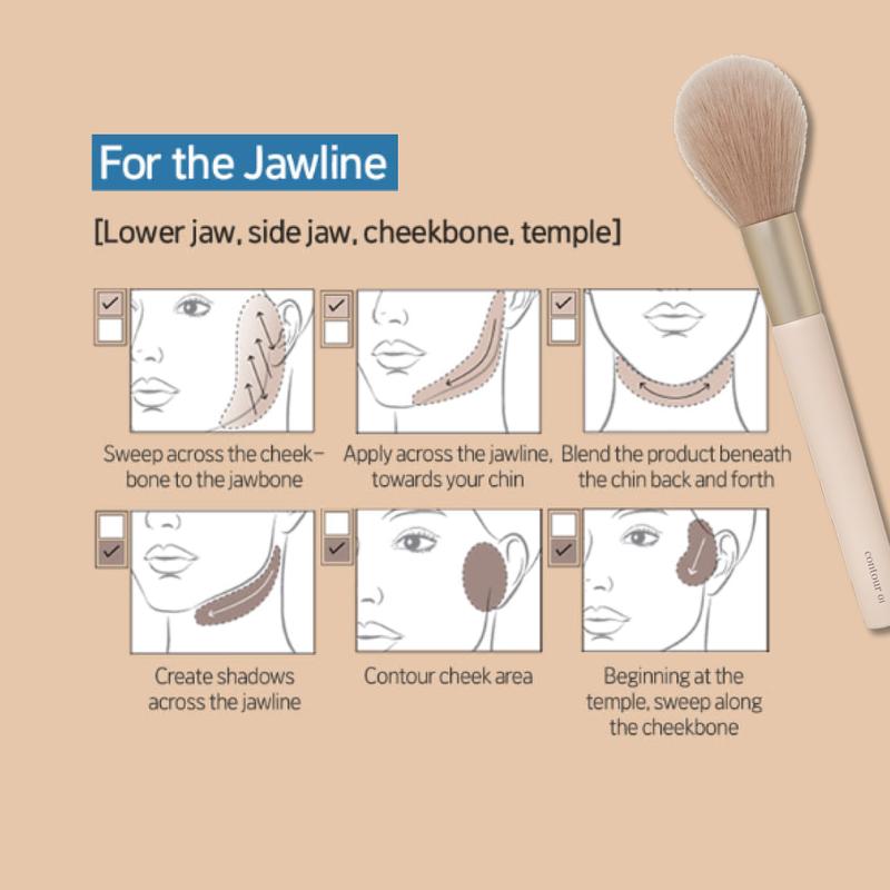 [ETUDE Official] Curl Fix Mascara & Curler Set #02 BROWN + Contour Powder #03(Illuminator) & Brush Set | 24H Smudge Proof | Waterproof | Volumizing & Lengthening