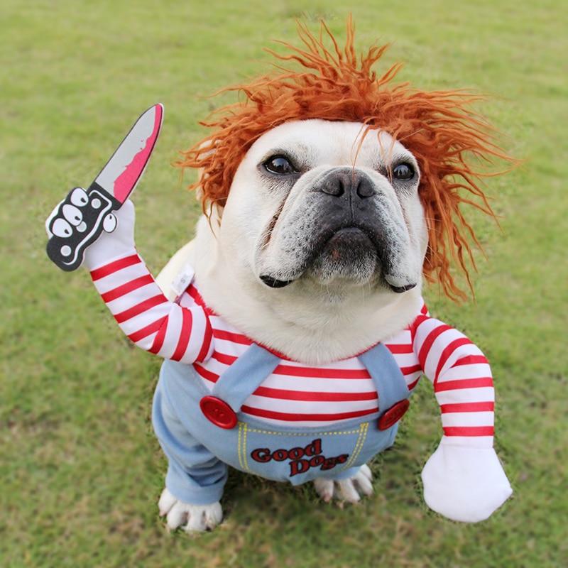 Chucky pet costume for all sized dogs