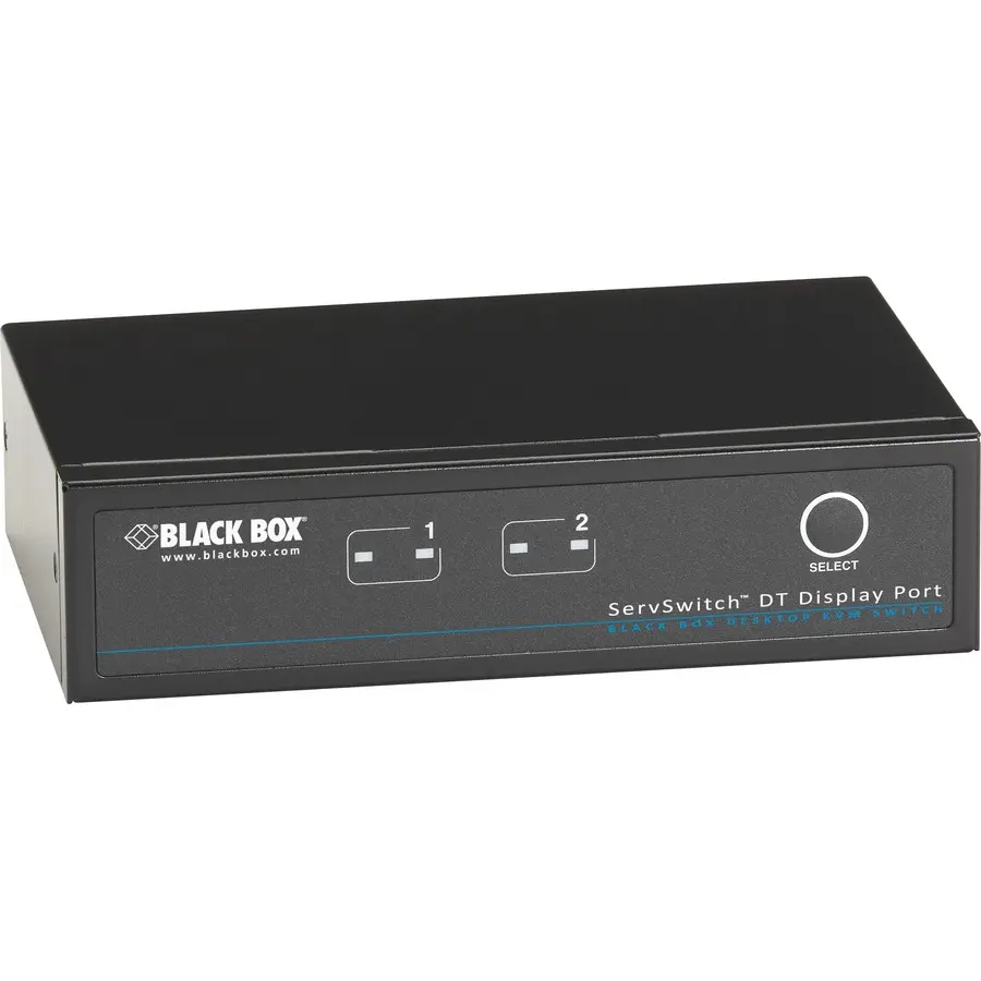 Black Box ServSwitch KVM Switch DT - DisplayPort, Audio/USB KV9702A (for Computers & Office Network Components)