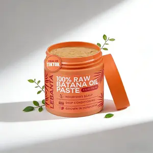 Lebanta 100% Raw Batana Oil Paste - Deep Conditioning Hair Mask for Growth Strength & Split End Repair Sulfate-Free Treatment from Honduras 4 fl oz