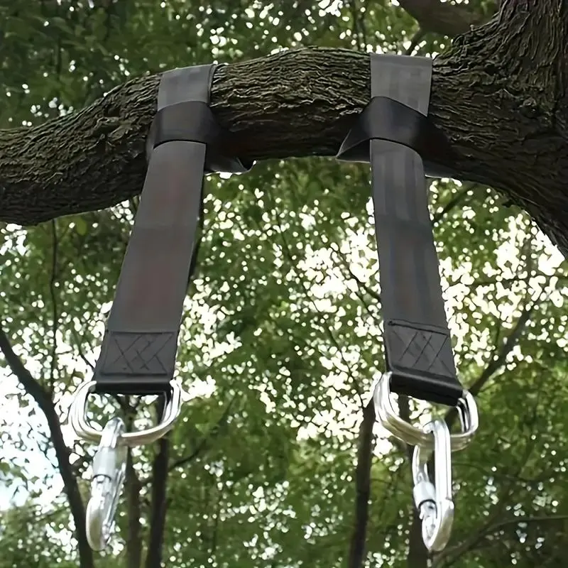 Hammock Strap Set, Durable Hammock Strap with 2 Safety Buckle, Outdoor Camping Hammock Strap Set, Hammock Accessories for Outdoor Camping, Hammock Hanging