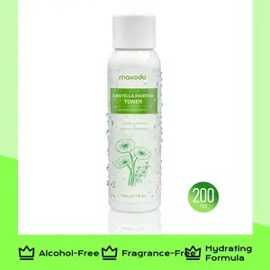 Maxodo Centella Asiatica Toner with Hyaluronic Acid & Niacinamide Alcohol-Free Fragrance-Free 200ml Hydrating Skincare for Sensitive Skin