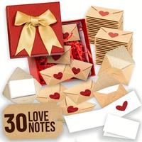 30 pcs DIY Love Notes Box