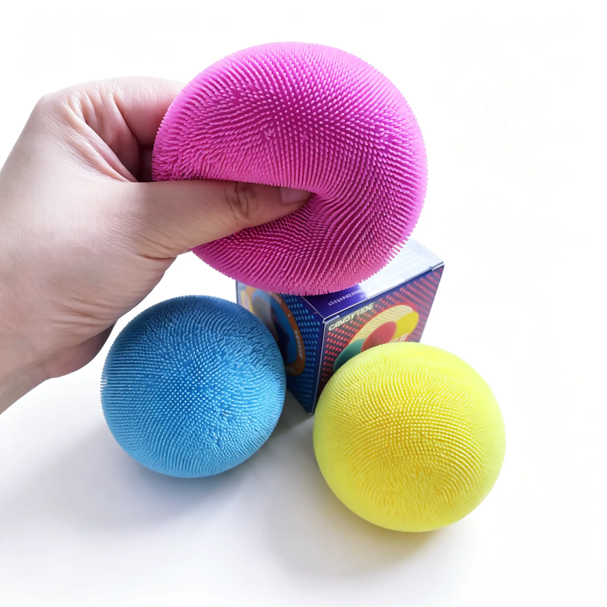 Squishy Stress Balls -Plush Ball Squishy, stress relief toy  Sensory Toys for Kids with Unique Needs - Fosters Creativity, Focus, and Fun - Great for Classrooms, Home, and Playtime birthday party favor gift fidget bet, Anxiety Fidgets, Squeeze Fidget Ball