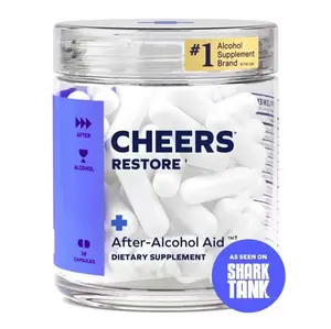 Cheers Restore Supplement with DHM & L-Cysteine 12 Doses 36 ct After Alcohol Aid Dietary Supplement Fitness