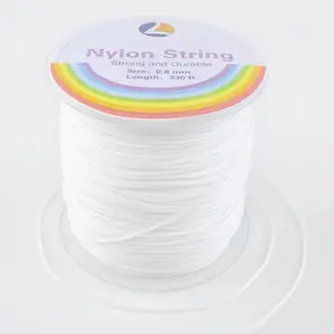 0.8mm Nylon Cord – Strong & Durable String for Jewelry Making, Bracelets, Necklaces & DIY Crafts