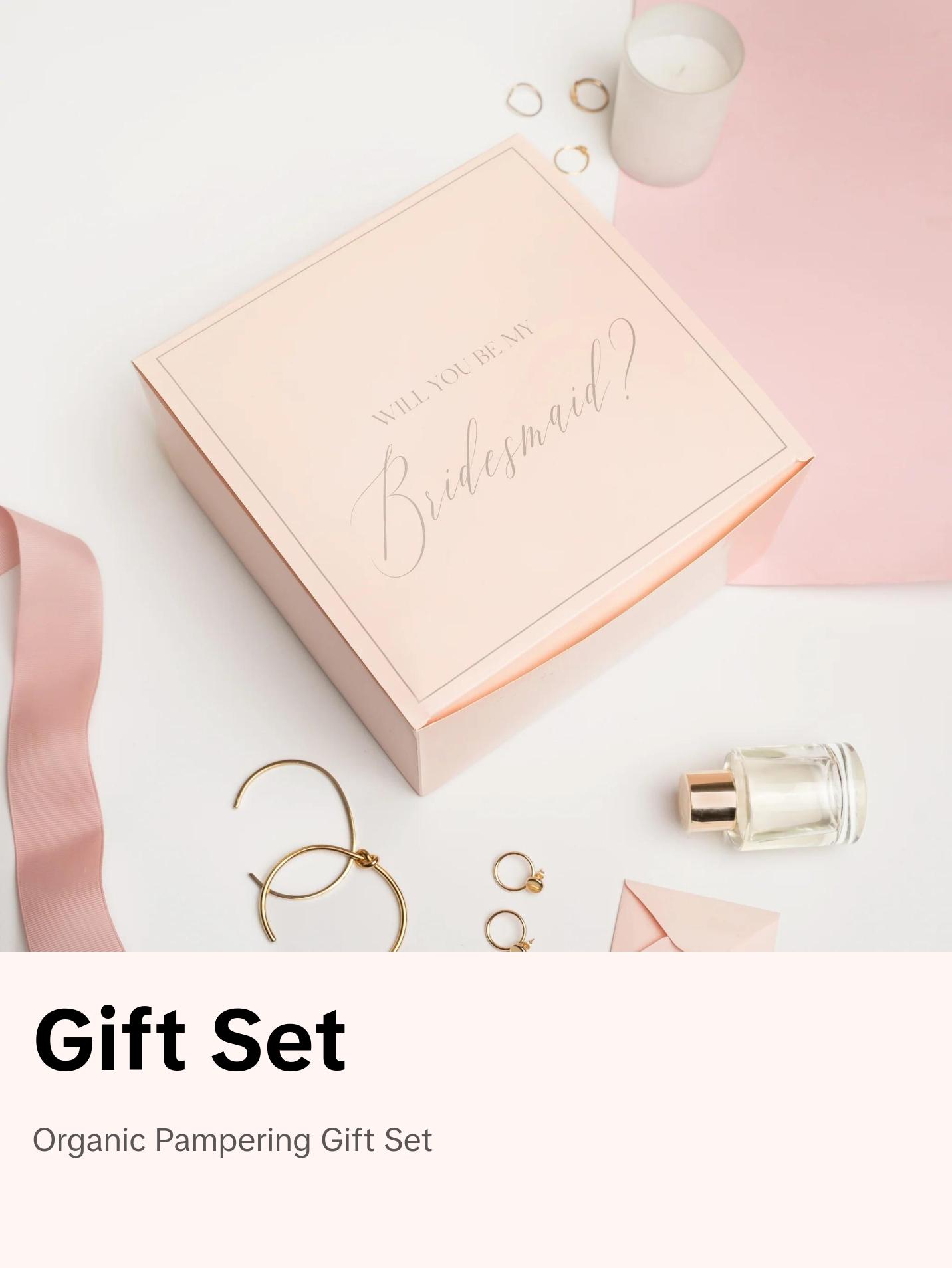 Butter Me Up Organics Women's Premium Gift Set - Bridesmaid's Present with Herbal Bath Salt Blend Bath Bomb Flax Seed Hot Cold Pack Body Oil Soap Bar Ritual Candle & Facial Moisturizer Organic Cruelty Free Non Toxic