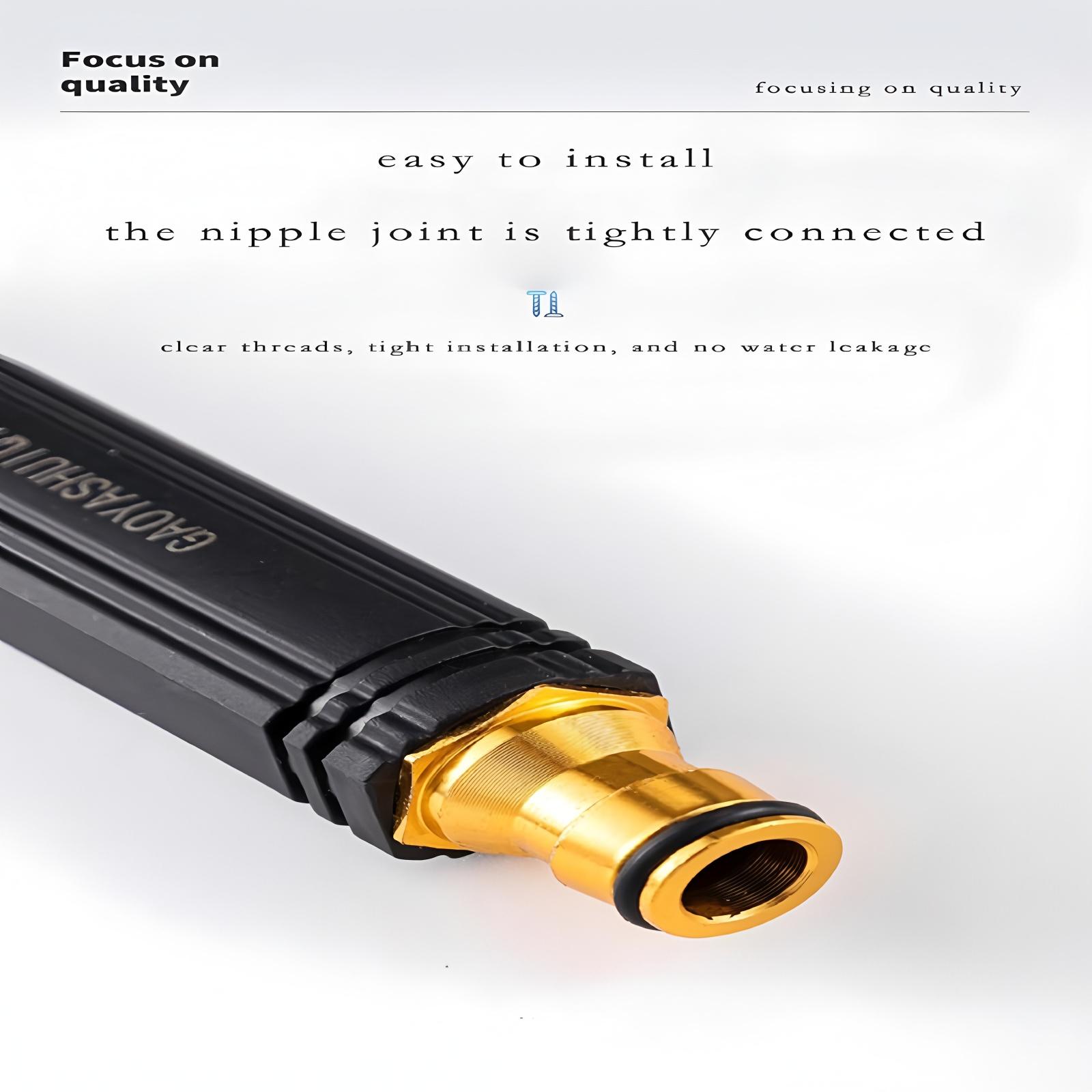 Metal Black King Kong High Pressure Water Gun Set with Power Washer Wand, 3 Nozzles, 10m Heavy Duty Anti-Leak Hose, Adjustable Spray Modes for Plant Watering, Car Washing, Auto Wash & Floor Rinsing (Blue) Car Wash Equipment Car Wash Accessory