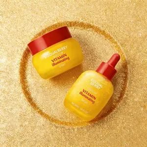 EQQUALBERRY Vitamin C Illuminating Serum with Niacinamide Ceramide & Hyaluronic Acid 30ml Brightening Skin Barrier Hydrating Serum for Daily Use