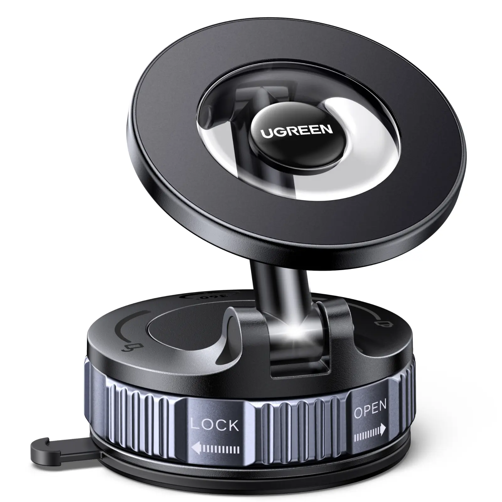UGREEN Car Phone Mount for MagSafe [22xN52 & 80 LBS] 3600gf Magnetic Phone Holder Vacuum Suction with 360°Rotatable Dashboard Windshield Compatible with iPhone 17 16 15 14 13 12 Plus Pro Max Series tiktokshopbacktoschool