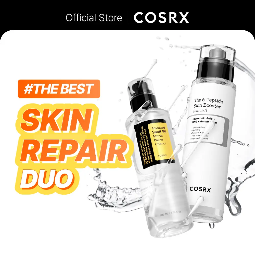 [COSRX Official] Skin Repair Duo | 6 PEPTIDES & SNAIL MUCIN FORTIFY & NOURISH SKIN  | ULTIMATE SOLUTION CREAM NOURISHES, MOISTURIZES & REPAIRS DAMAGED SKIN