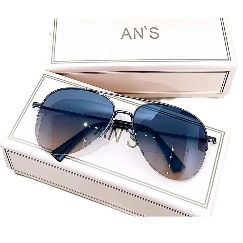 Unisex Aviator Sunglasses - Trendy Oversized Wide Frames for Big Faces, UV400 Sun Protection, Anti-Glare, Lightweight Modern Eyewear, Chic Shade Finds, Jumbo Men's Picks for Driving, Cycling, Everyday Use
