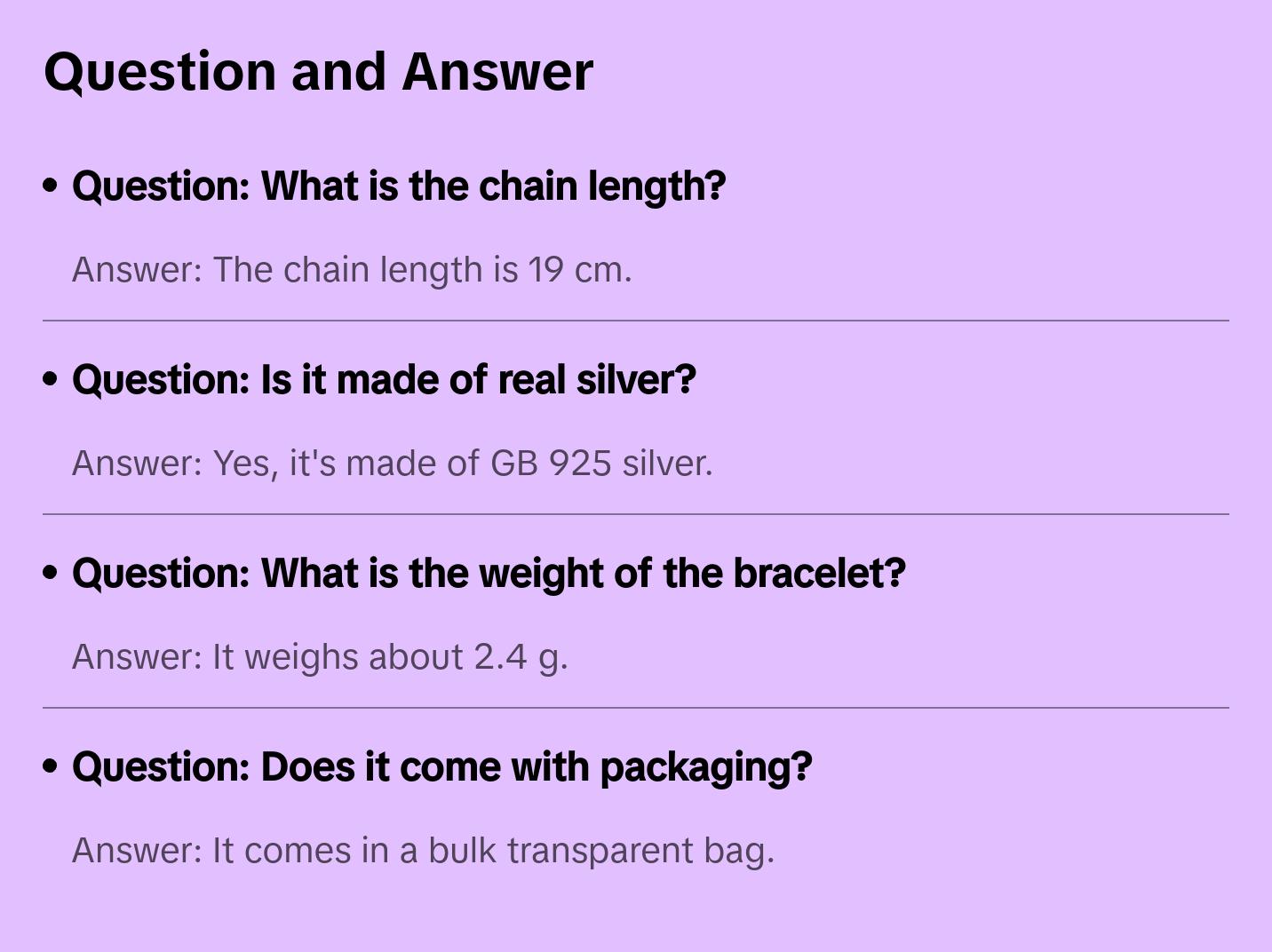 Fish Bone Bracelet & Anklet