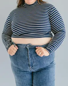 Striped Mock Long Sleeve