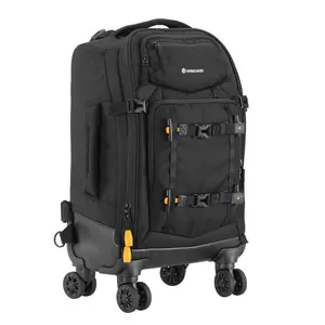 Vanguard Alta Fly 55T G2 Rolling Camera Case – Airline Carry-On, Laptop Compartment, Convertible Backpack