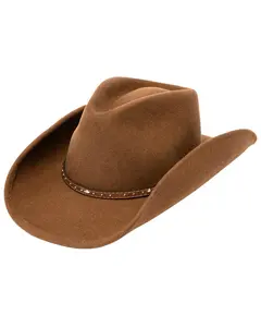 Cody James Unisex Fawn Felt Cowboy Hat - Bbcjdf164-Fawn Cody James Unisex Fawn Felt Cowboy Hat - Bbcjdf164-Fawn
