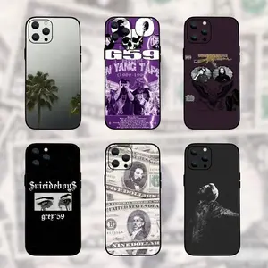 Rapper Grey Day 59 Uicideb0y Tough Phone Case Full Border Print, Uicideb0ys Merch, Fan Gift, Smooth Shockproof Cover For Compatible Compatible with iPhone X ~ 17 and Samsung