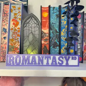 3d Printed Shelf Sign - Romantasy RD