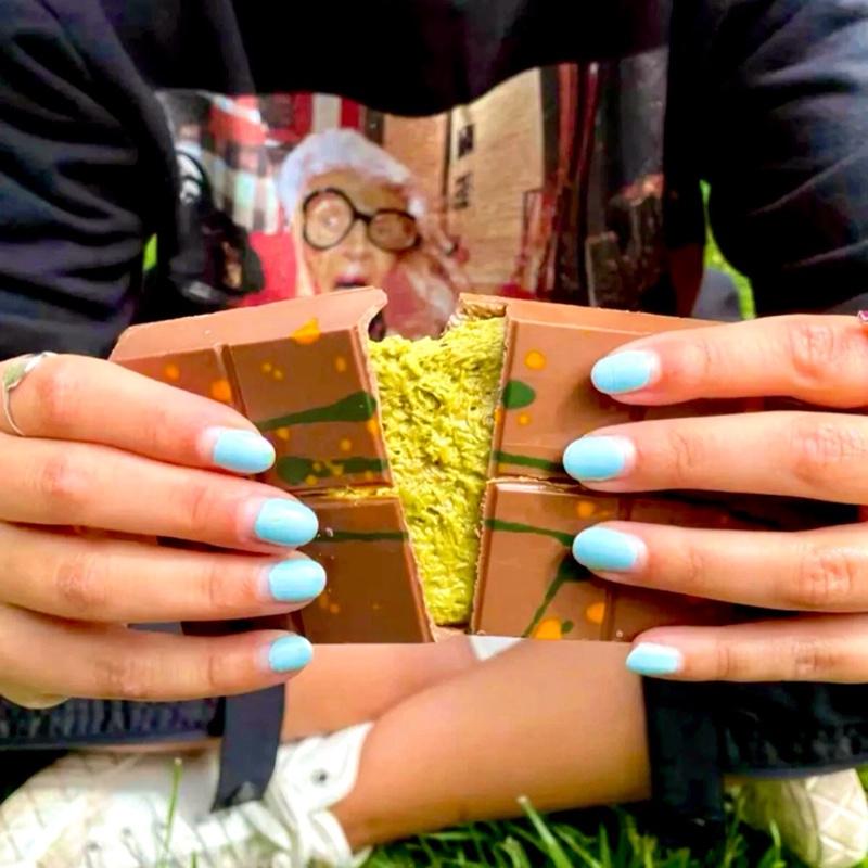 Viral Dubai Milk Chocolate Pistachio Fix Ultimate Chocolate Bar Experience Dessert Indulgence