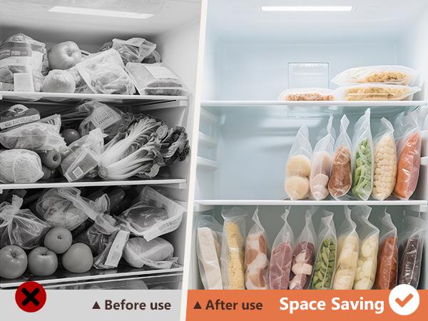 Food vacuum sealer (compact vacuum sealer + 30 reusable vacuum bags), powerful handheld vacuum sealer, preserves 10 times the freshness.