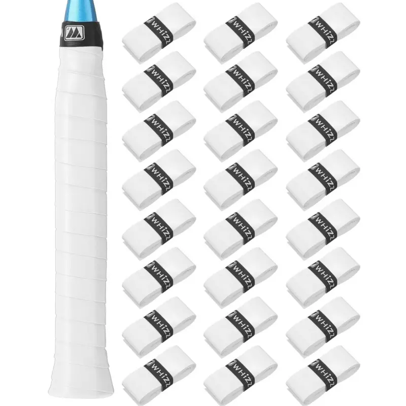 24 pcs Tennis Racket Grip Tape, Anti Slip Tennis Grip Tape, Super Absorbent Dry Feel Tennis Overgrip Tennis Racket Grips for Tennis, Pickleball
