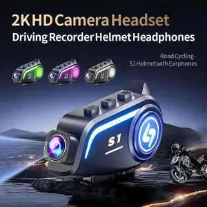 30-Hour Battery! Motorcycle Bluetooth Headset | Noise Cancelling, Hands-Free Calls & Hi-Fi Audio with Bio-Diaphragm helmet