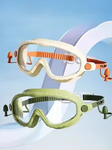 Yuki Kids Swim Goggles 3-15Y HD Anti-Fog Waterproof Wide Frame for Young Swimmers Comfortable Fit Ideal for Swimming Lessons Pool Parties Beach Outings